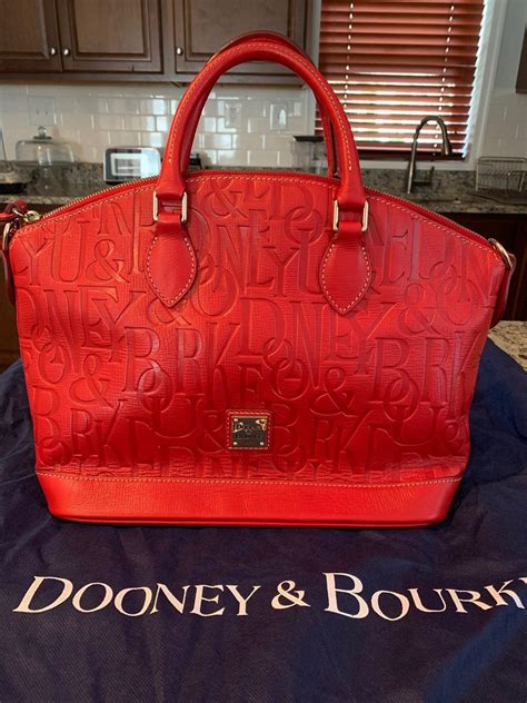 dooney and bourke red interior.